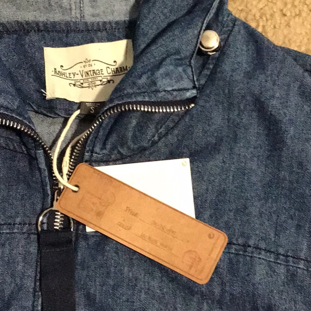 Ashley-Vintage Charm Denim Jacket - Picture 4 of 8